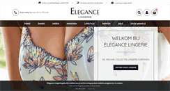 Desktop Screenshot of elegancelingerie.be